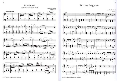 Rarezas y Hits el Piano Música Incluye herzförmiger Ordenador Pinza, 74 Partituras de piano de Bach a Yann Tiersen (Notas Musicales)