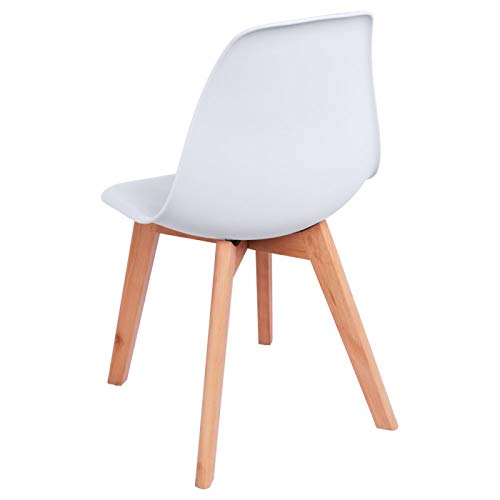 Regalos Miguel - Sillas Comedor - Silla Kelen - Blanco - Envío Desde España