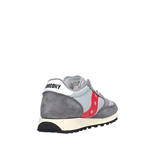 Saucony Jazz Original Vintage, Zapatillas para Hombre, Gris (Grey/Red 55), 43 EU