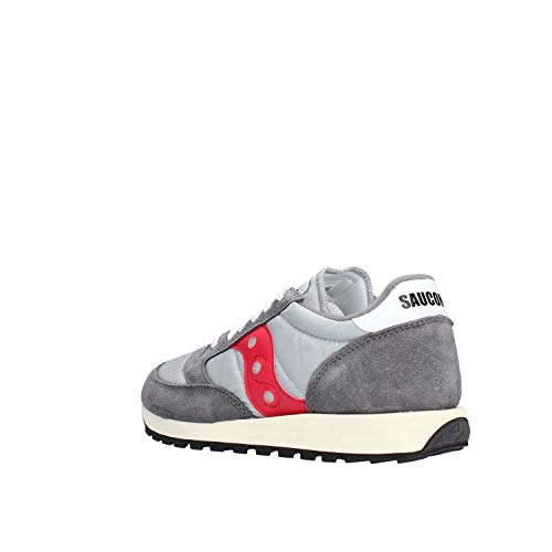 Saucony Jazz Original Vintage, Zapatillas para Hombre, Gris (Grey/Red 55), 43 EU