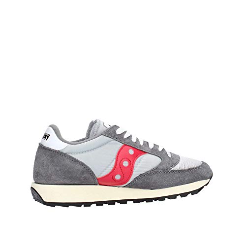 Saucony Jazz Original Vintage, Zapatillas para Hombre, Gris (Grey/Red 55), 43 EU