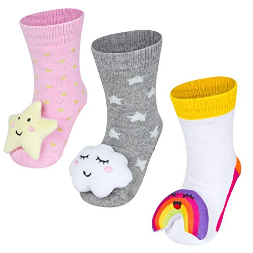 Sevira Kids - Calcetines antideslizantes para niños (3 pares)