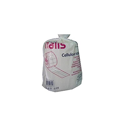 Sibel - Lote de 1000 cuadrados de guata de celulosa (40 mm x 50 mm)