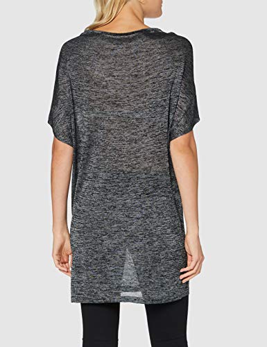 Sisley Sweater H/s suéter, Grey Melange 89r, XS para Mujer