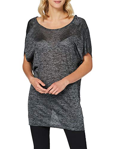Sisley Sweater H/s suéter, Grey Melange 89r, XS para Mujer