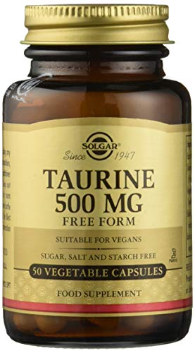Solgar Taurina Cápsulas vegetales de 500 mg - Envase de 50