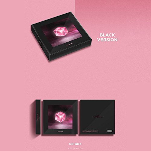 Square Up [ BLACK Ver. ] - BLACKPINK 1st Mini Album CD + Photo Book + Lyrics Book + Postcard + Photocard + FREE GIFT / K-POP Sealed.