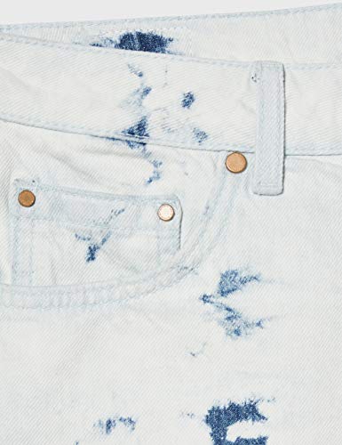 Superdry Cut-Off Short Pantalones Cortos, Azul (Light Indigo Acid 3gj), 52 (Talla del Fabricante: 34) para Mujer