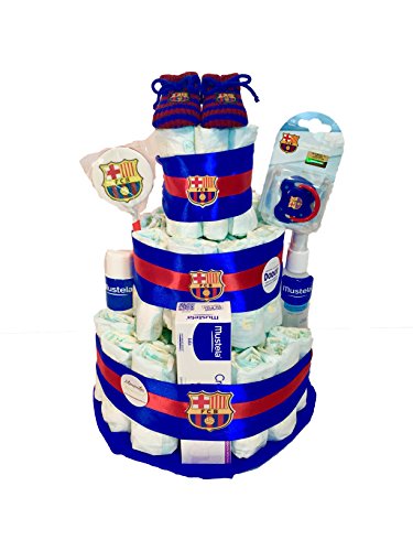 Tarta de pañales DODOT F.C.Barcelona MUSTELA