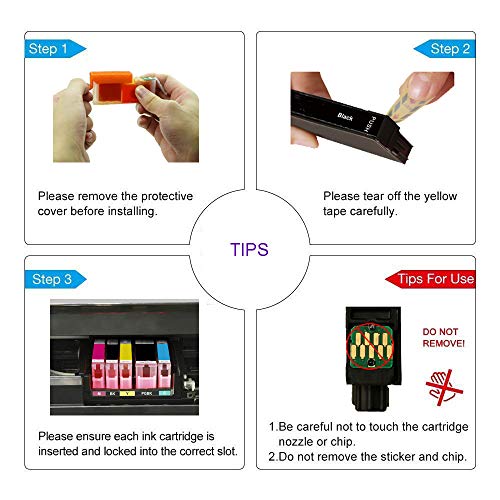 Teng® - Cartuchos de tinta para Epson Expression Premium XP-540, XP-7100, XP-530, XP-640, XP-635, XP-630, XP-645, XP-830, XP-900-2, color negro, 2 cian, 2 magenta y 2 amarillo