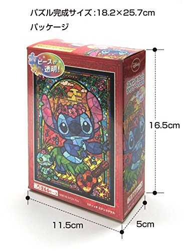 Tenyo 266 Piece Jigsaw Puzzle Stained Art Stitch! Stained Glass (18.2x25.7cm) by