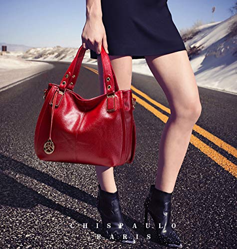Tisdaini Bolsos de Mano Mujer Bolsos Bandolera Moda Gran Capacidad Cuero Suave Bolsos Totes Shoppers y Bolsos de Hombro