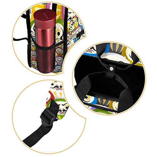 TIZORAX Mochila para mujeres japonesas Daruma Muñecas Nuevas Chicas Adolescentes Niños Escuela Colegio Bolsa de Librero Acolchado Senderismo Bolsas de Viaje Casual Daypack