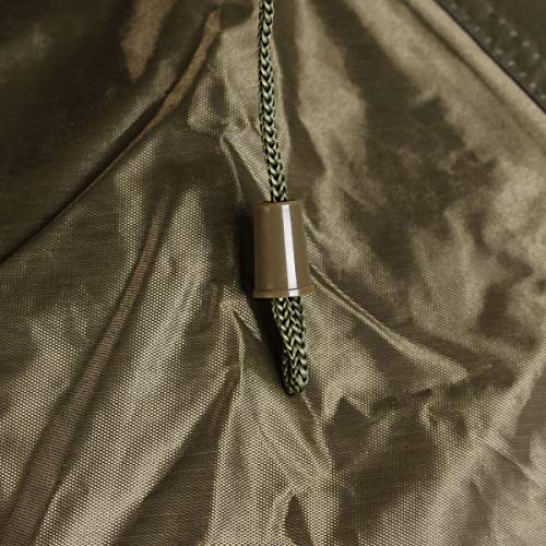 Traje impermeable Mil-Tec, color negro, Verde oliva, Large