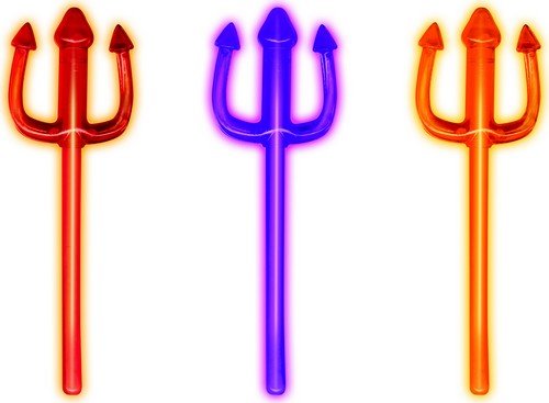 Tridente Diabolico Luminoso (Rubies S7708) , color/modelo surtido