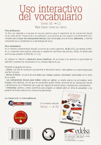 Uso interactivo del vocabulario B2-C2 (Material complementario - Jóvenes y adultos - Uso interactivo del vocabulario - Nivel B2-C2)