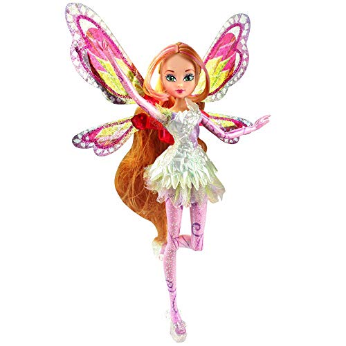 Winx Club Flora | Tynix Fairy Muñeca Magia Robe | Temporada 7 | 28 cm