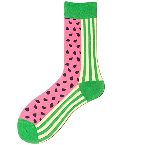 WLQXDD Calcetines Calcetines De Algodón para Hombres Calcetines De Cocodrilo Cebra Astronauta Hip Hop Happy Art Weed Calcetines Cortos Homb