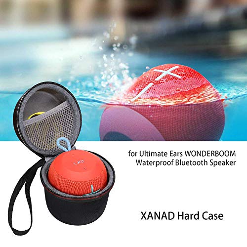 XANAD Funda para Ultimate Ears UE Wonderboom Altavoz inalámbrico Bluetooth Almacenamiento Estuche de Transporte Paquete Viajes Manga de Bolso Encaja Cargador Cable