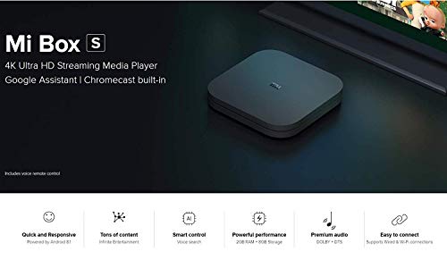 Xiaomi Mi TV Box S - Streaming Player, Black