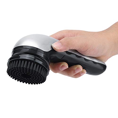 Zerodis Cepillo Eléctrico con 5 Cepillos para Zapatos,Mini Pulidora Eléctrica Portátil, Pulidor de Zapatos Cepillo de Limpieza Kit para Zapatos Bolsos Sofá Cuidado de Cuero