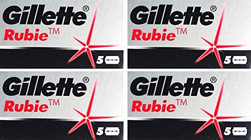 20 Cuchillas de afeitar Gillẹtte Rubie Platinum