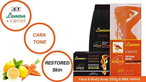 A3 Lemon Exfoliating White Soap - 200 g