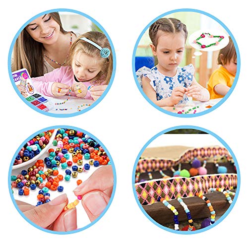 Abalorios para Hacer Collares, Abalorios para Hacer Pulseras, 24 Colores Vidrio de 2Mm Perlas de Potro Hechas A Mano para Joyas Collares Pulseras Pendiente BisuteríA Regalo DIY 24000Pcs