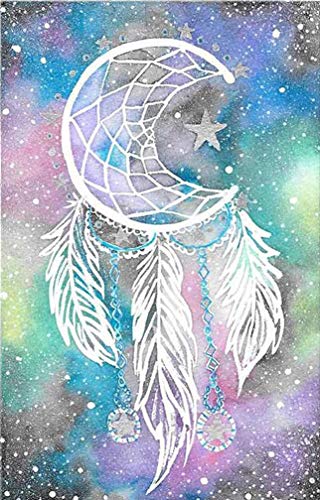 Abillyn - Kit de punto de cruz, diseño de estrellas galaxia, estampado lechoso con patrón impreso (atrapasueños)