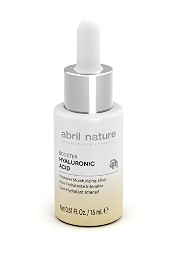 abril et nature Skin Hyaluronic Acid Booster 15ml. Sérum Booster Vegano 100% Natural. Hidratante Intensivo. Con Extracto de Micro-Algas Marinas. Anti-arrugas. Regenerador del Colágeno y de Elastina.