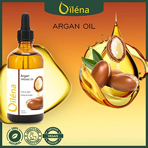 Aceite de Argan Ecologico · Aceite Prensado en Frio · Oro Líquido de Marruecos para el Cuidado Hidratante & Natural para la Piel, Cabello, Barba & Uñas · Cosmetica Natural · 30 ml