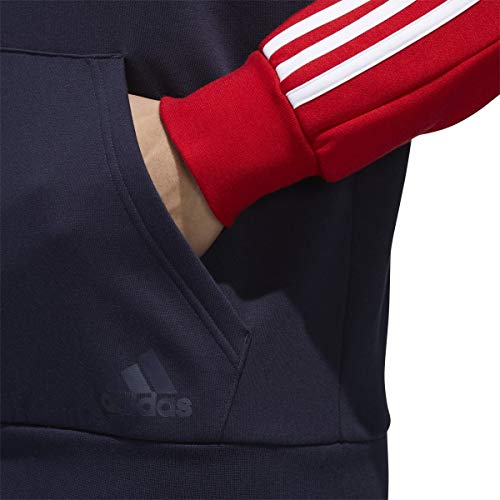 adidas Hombre Essentials - Traje de Nieve con Capucha, Hombre, Traje para Nieve, IXW45, Escarlata/Tinta/Escarlata, XXL