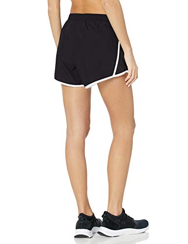 Augusta Sportswear para Mujer Junior Ajuste Pulse Team Corto, Mujer, Color Negro y Blanco, tamaño X-Large