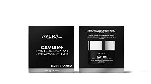 Averac Cosmetic Caviar+, Crema Facial Redensificadora Enriquecida Con Caviar Y Rosa Alpina 50 Ml, Multicolor