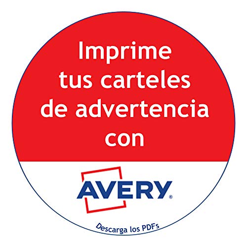 Avery España L4775-100- Etiquetas blancas resistentes al agua, imprimibles-210x297mm, caja de 100 etiquetas