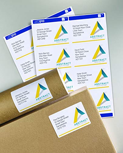 Avery España L7163-15 - Etiquetas adhesivas blanca para direcciones, imprimibles 99,1x38mm, caja de 210 etiquetas
