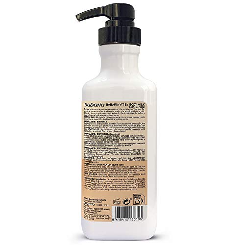 Babaria Body Milk Hidratante Vitamina E 500ml
