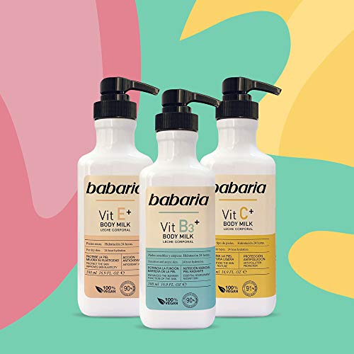 Babaria Body Milk Hidratante Vitamina E 500ml