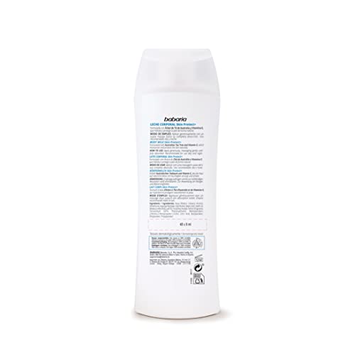 Babaria - Leche corporal Skin Protect+ - Protección activa y natural - Todo tipo de pieles - 400 ml