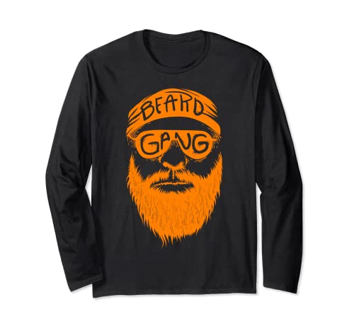 Barba Gang | Gran regalo de barba para hombre Manga Larga