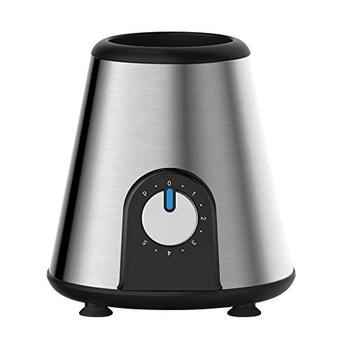 Bastilipo 7135 batidora americana de vaso (5 velocidades, 1.5 litros de capacidad), 1000 w, acero inoxidable
