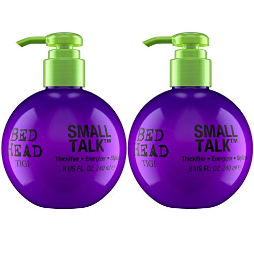 Bed Head by Tigi – Small Talk, crema de peinado voluminizadora para pelo fino, 240 ml, 2 productos