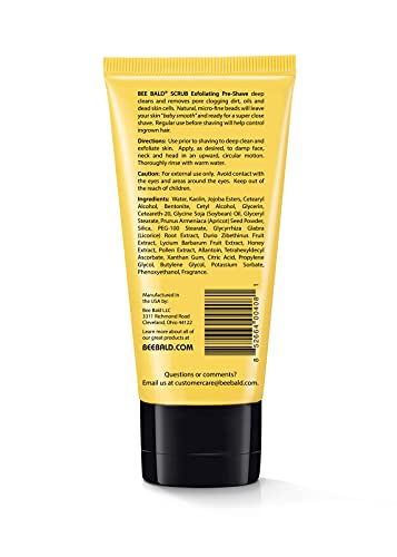 Bee Calvo Exfoliante Exfoliante Pre-Afeitado (3 fl oz)