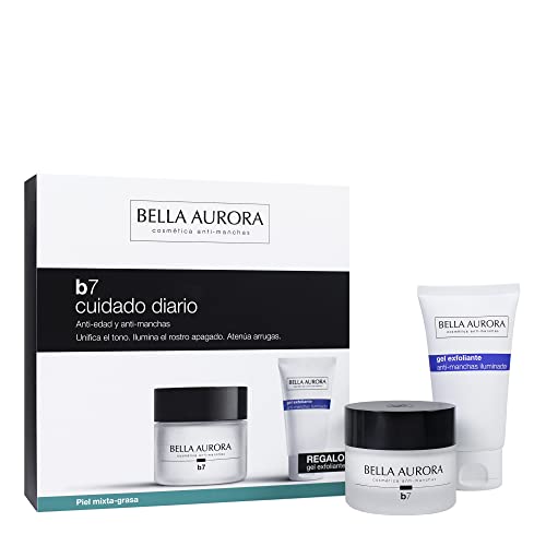 Bella Aurora Pack Crema facial dia B7 dia 50 ml + Gel exfoliante 75 ml