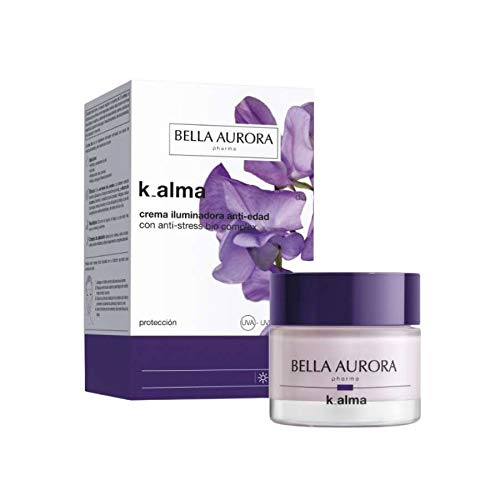 BELLA AURORA Tratamiento Iluminador de Día Anti-Edad para Pieles Expuestas al Estrés y al Cansancio, Atenúa Arrugas y Líneas de Expresión, K Alma - 50 ml