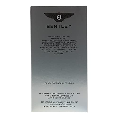 Bentley Agua De Colonia Para Hombres 100 ml