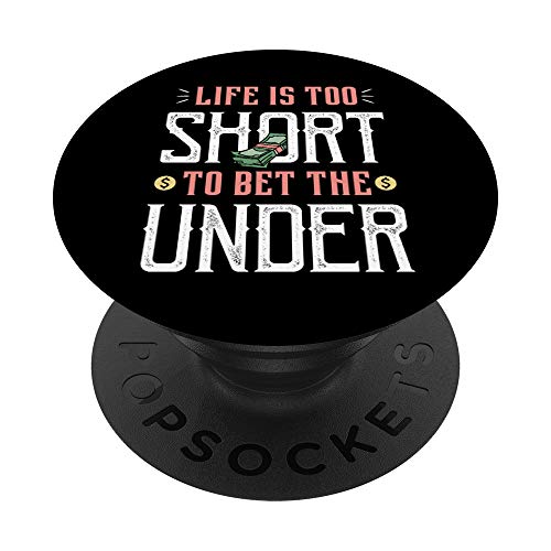 Bet the Over Retro Vintage Apuestas deportivas Apuestas PopSockets PopGrip: Agarre intercambiable para Teléfonos y Tabletas