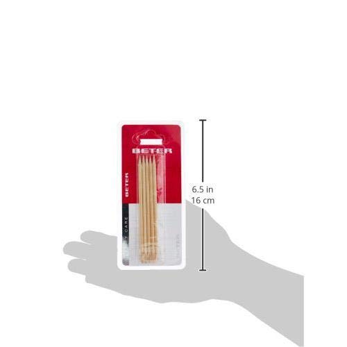 Beter Palitos de Naranjo Empuja Pieles 11.5 cm Kit de Manicura - 5 Piezas