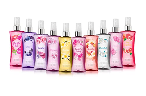 Body Fantasies Spray corporal, almizcle blanco, 94 ml