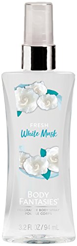 Body Fantasies Spray corporal, almizcle blanco, 94 ml